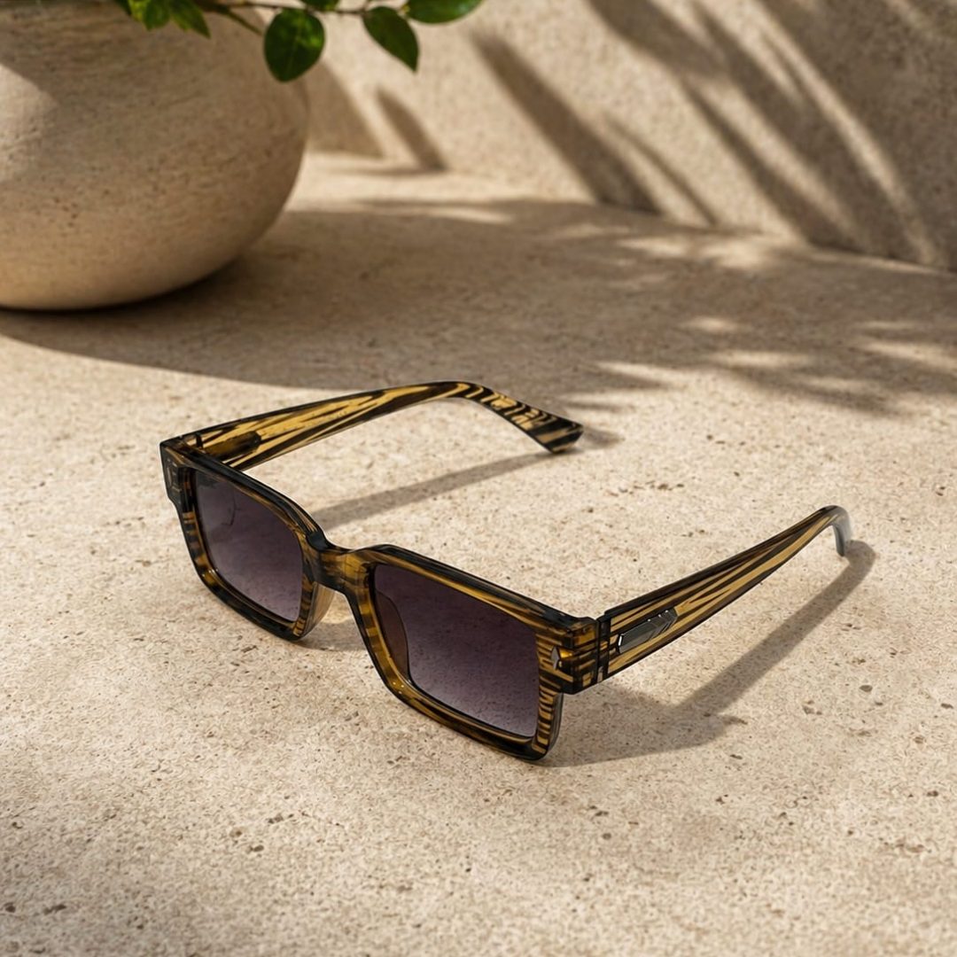 Sunglass Fancy 66007-1 BLK-BLK