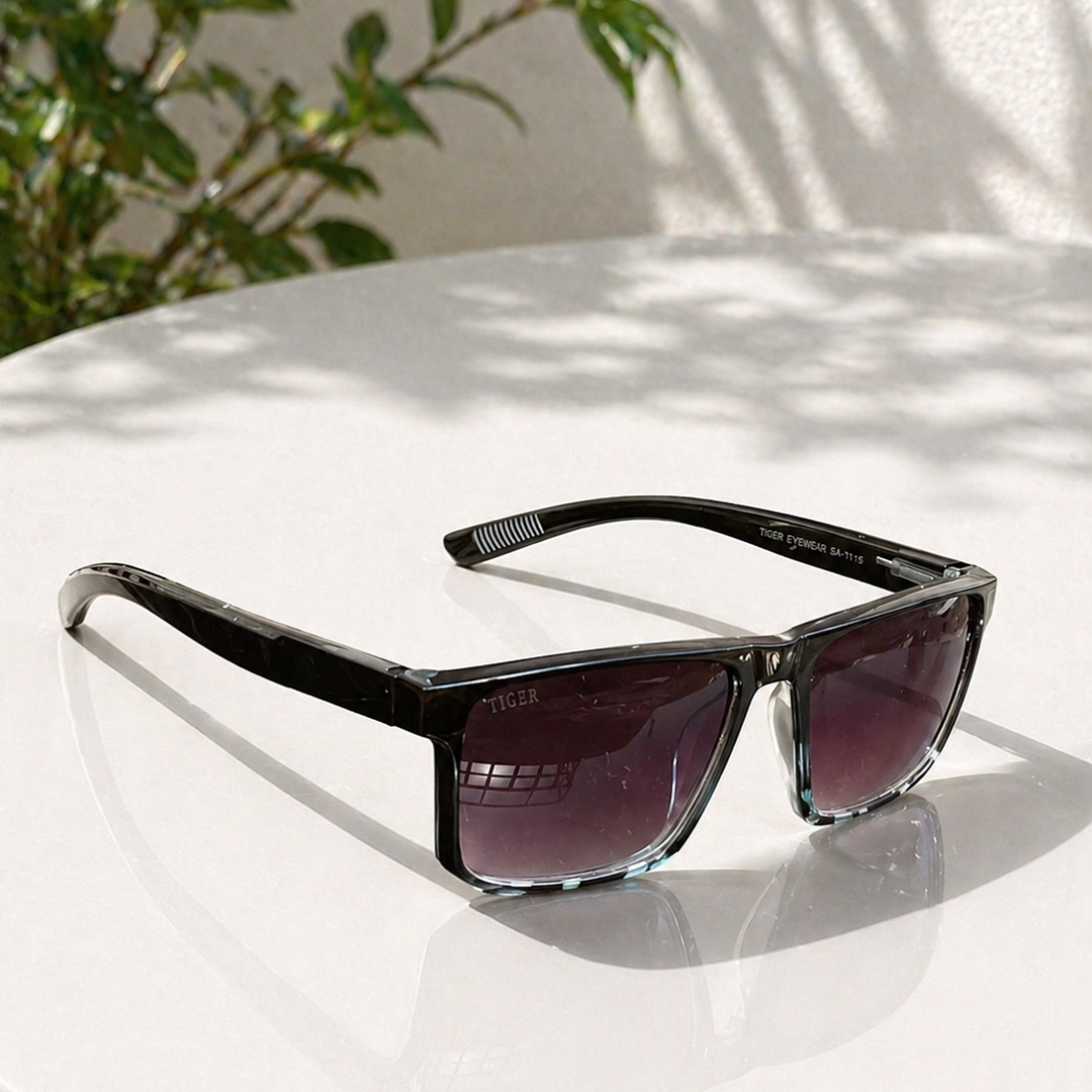 Sunglass CR Lence With Spring SA-TN15 BLK-BWN