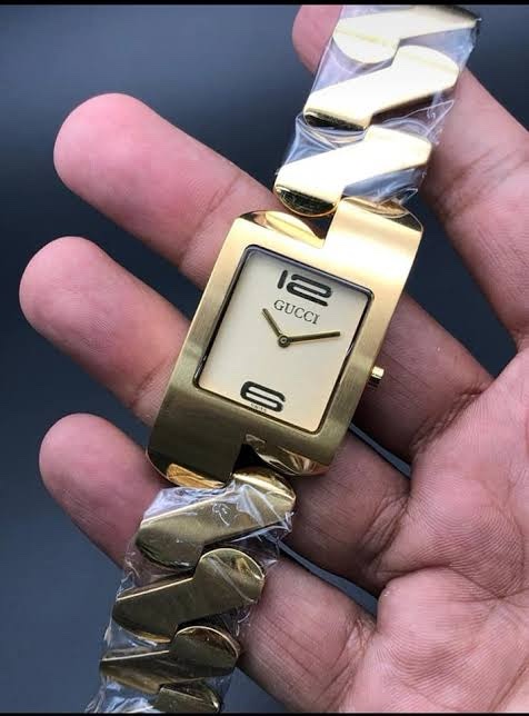 WATCH MULSHI PATTERN ZIG-ZIG WATCH GLD