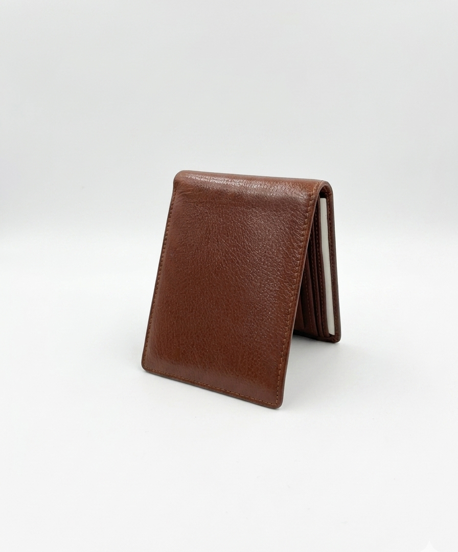 Leather Wallet Fancy HAIKO 202BK BWN-